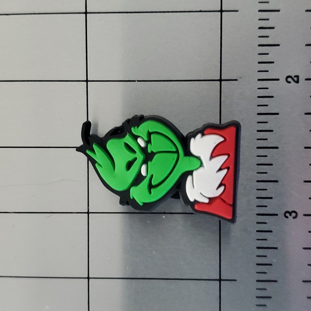 NEW! Grinch Christmas Holiday Shoe Croc Charm
